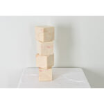 French Vintage Set of Four Marble Cubes