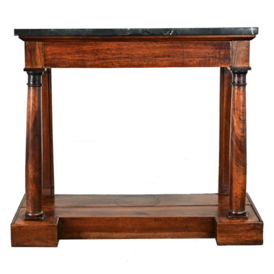 French Empire 19th Century Mahogany Console Table