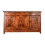 French 19th Century Solid Walnut Enfilade