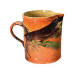 French 19th Century Marbled Glazed Pitcher
