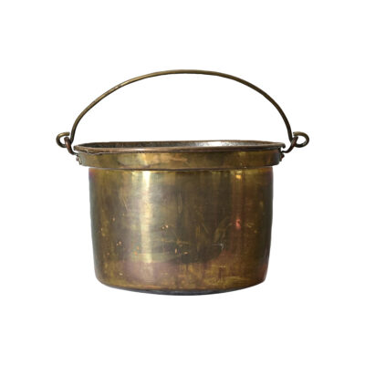 French 19th Century Brass Cooking Pot