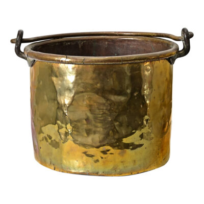 French 19th Century Brass Cooking Pot