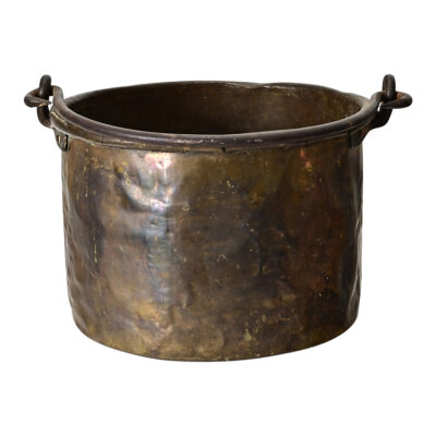 French 19th Century Brass Cooking Pot