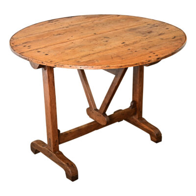 French 19th Century Oak Folding Vendange Table