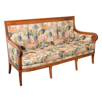 French 19th Century Restauration Fruitwood Settee
