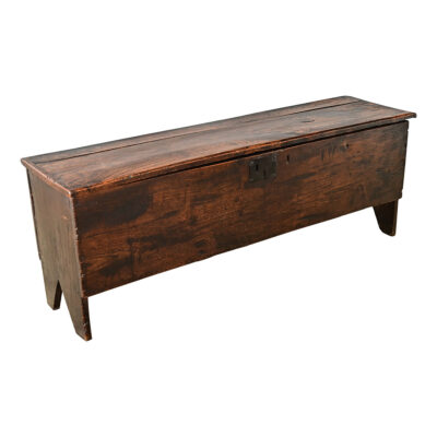 English 18th Century Oak Storage Bench
