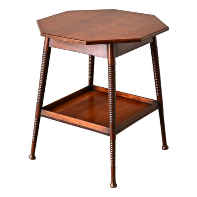 English Liberty London Arts & Crafts Mahogany Side Table
