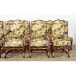 French 19th Century Set of Ten Os de Mouton Dining Chairs