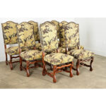 French 19th Century Set of Ten Os de Mouton Dining Chairs