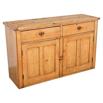 English 19th Century Pine Buffet-Dresser