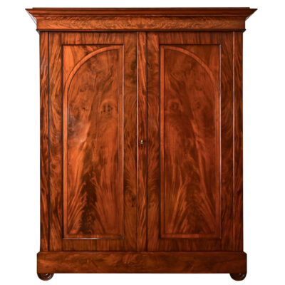 Dutch 19th Century Mahogany Armoire