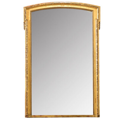 French 19th Century Gold Gilt Overmantel Mirror