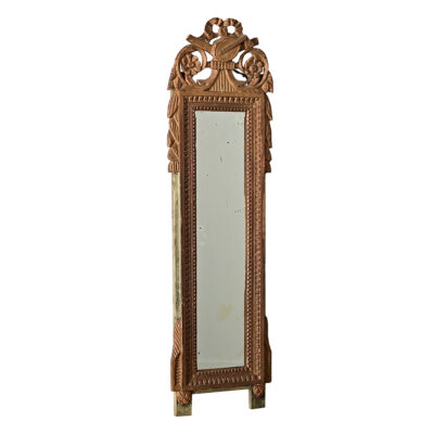 French 19th Century Narrow Giltwood Mirror