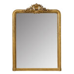 French 19th Century Louis Philippe Gilt Mantel Mirror