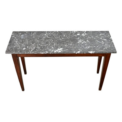 French 19th Century Oak & Marble Console