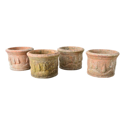 Italian Terracotta Late 19th Century Planters - Set of Four