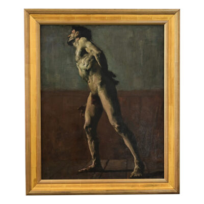 French Early 20th Century Male Nude by Didier-Tourné