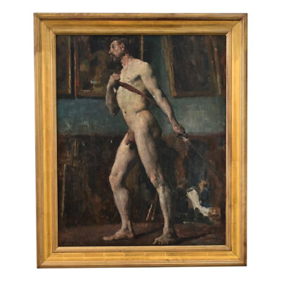 French Early 20th Century Male Nude by Didier-Tourné