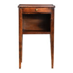 French 19th Century Oak Bedside Table