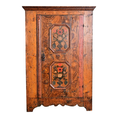 Italian 18th Century Painted Wardrobe