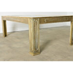 Belgian Vintage Cast Bronze & Glass Coffee Table