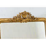 French 19th Century Louis Philippe Gilt Mantel Mirror