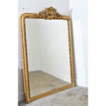 French 19th Century Louis Philippe Gilt Mantel Mirror