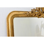 French 19th Century Louis Philippe Gilt Mantel Mirror