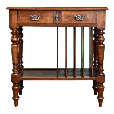 English 20th Century Canterbury Storage Table