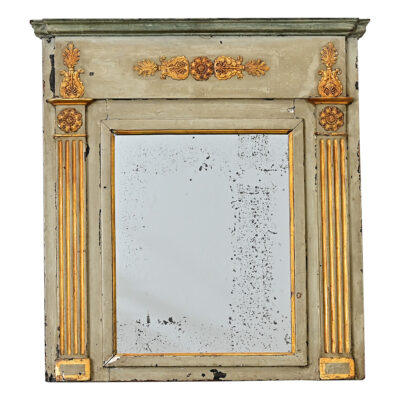 French 19th Century Petite Parcel Gilt Trumeau