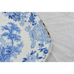 English 19th Century Blue & White Porcelain Platter