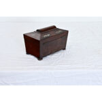 English 19th Century Rosewood and Mother of Pearl Tea Caddy