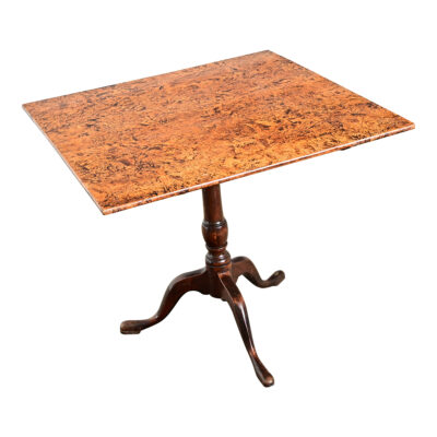 Swedish 19th Century Square Tilt-top Table