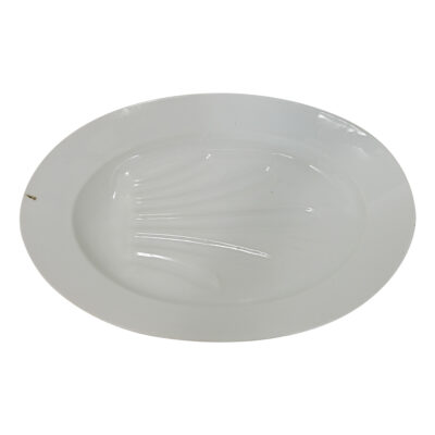 French Antique Oval Ironstone Meat Platter