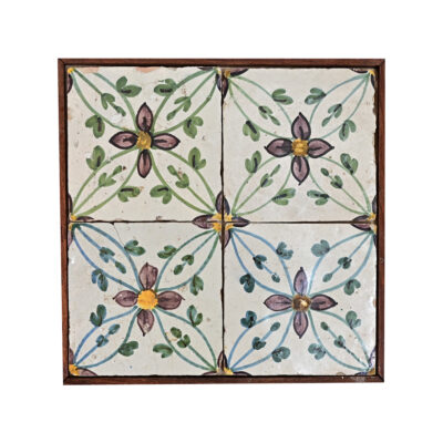 Framed Set of 18th Century Portuguese Tiles