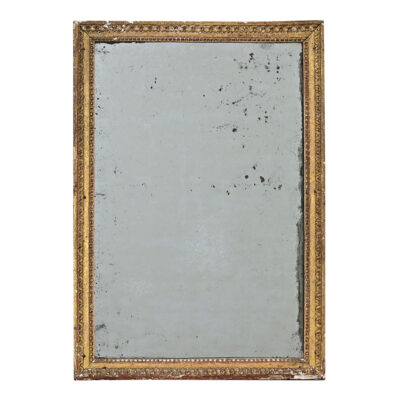 French 18th Century Petite Gilt Mirror with Original Glass