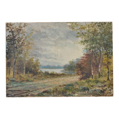 French Late 19th Century Landscape Painting