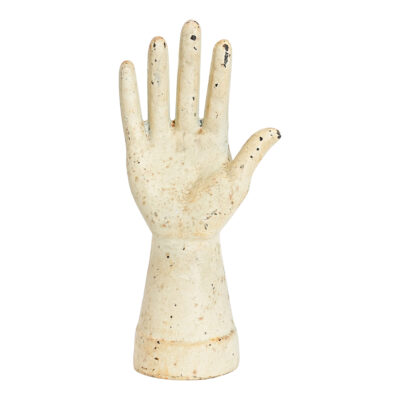 French Antique Cast Iron Glove Mold