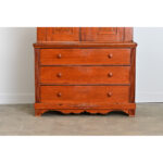Swedish 19th Century Painted Linen Press