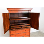 Swedish 19th Century Painted Linen Press