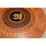 Italian 19th Century Marquetry Inlay Round Center Table