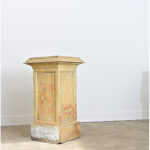 French 19th Century Faux Marble Painted Pedestal
