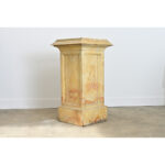 French 19th Century Faux Marble Painted Pedestal