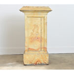 French 19th Century Faux Marble Painted Pedestal