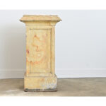 French 19th Century Faux Marble Painted Pedestal