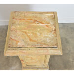 French 19th Century Faux Marble Painted Pedestal