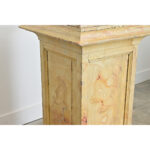 French 19th Century Faux Marble Painted Pedestal