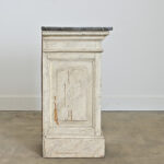 French 19th Century Faux Marble Painted Pedestal
