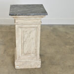 French 19th Century Faux Marble Painted Pedestal
